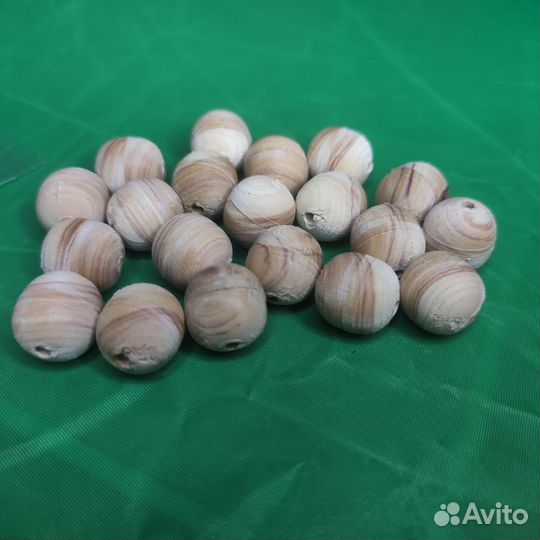 Бусины деревянные 12мм