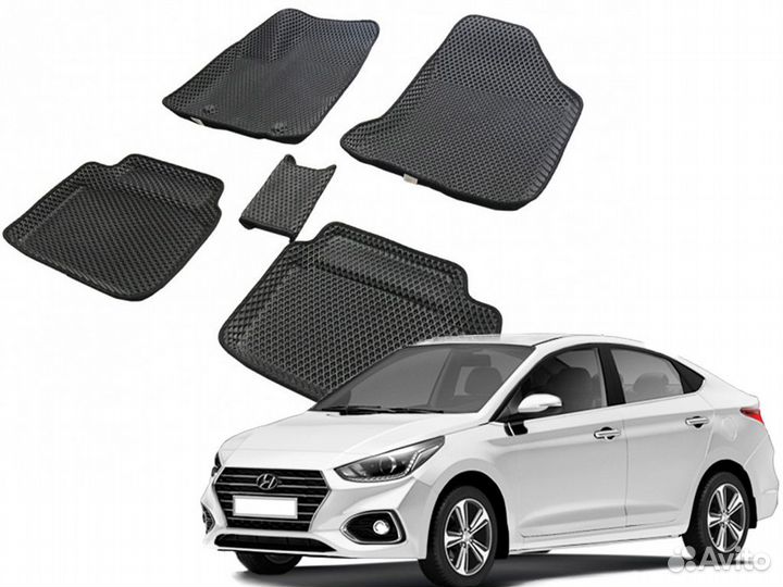 Коврики Ева Эва EVA Солярис 2 с бортами