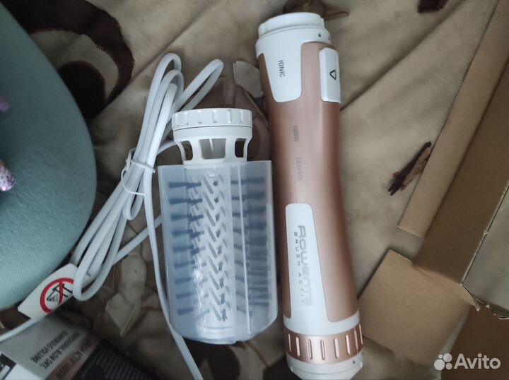 Фен щетка вращающаяся rowenta