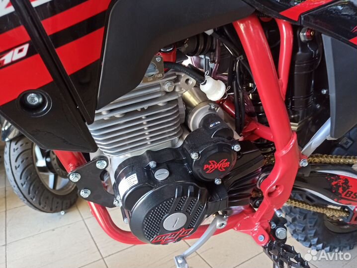 Кроссовый мотоцикл BSE Z10 Red Black