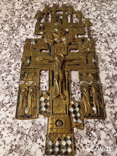 Старообрядческий киотный крест в коллекцию