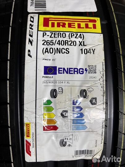 Pirelli P Zero PZ4 265/40 R20