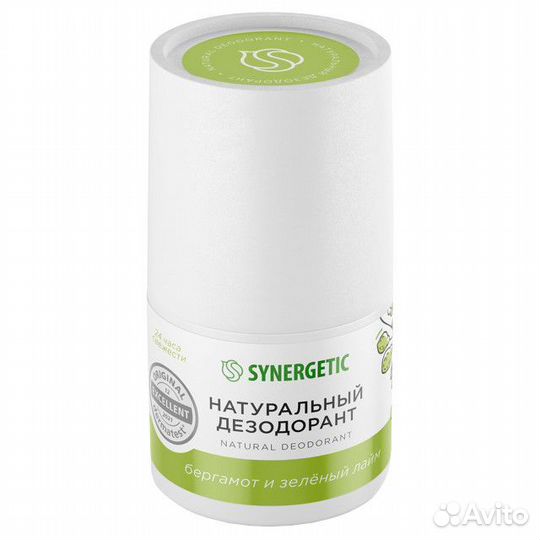 Дезодорант synergetic Бергамот и Зеленый лайм роли