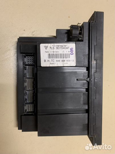 Блок управления климатом Porsche Cayenne 955