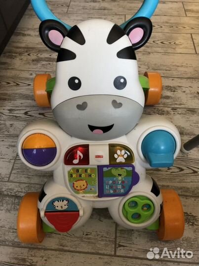 Ходунки Игрушка Зебра, fisher price