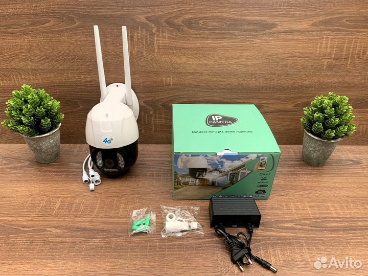 4G PTZ-Камера видеонаблюдения 2мп