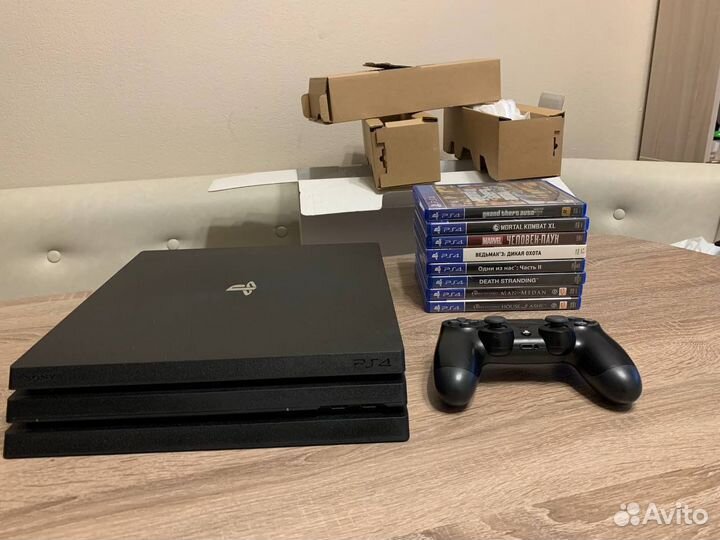 Sony Playstation 4 Pro 1000гб 2 геймпада