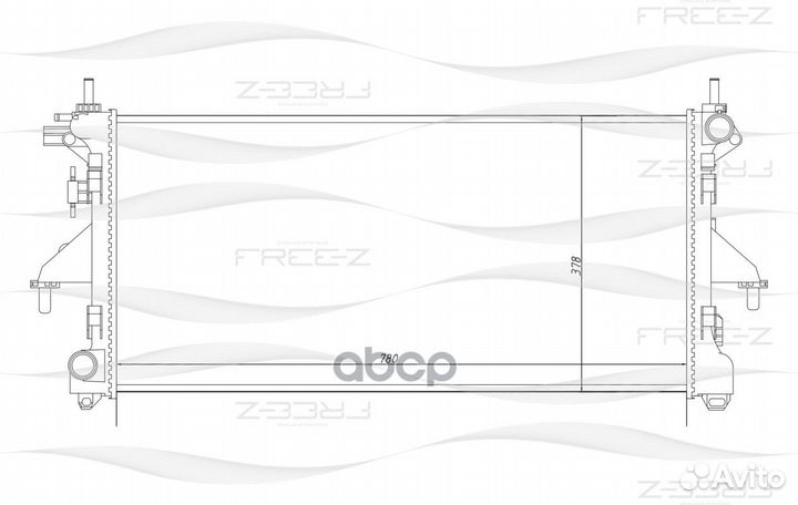 Радиатор KK0175 free-Z