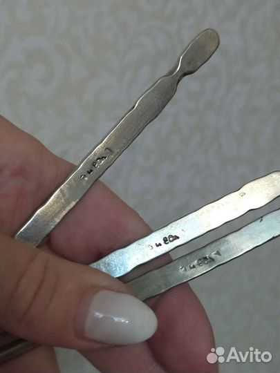 Ложки мельхиор для соуса