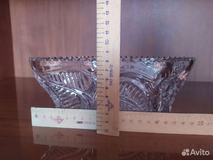 Хрустальная ваза 2 шт