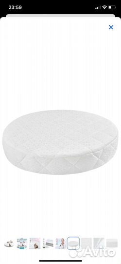 Матрас на круглую кроватку