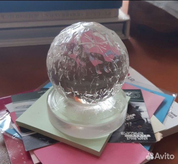 Пресс папье СССР плексиглас винтаж