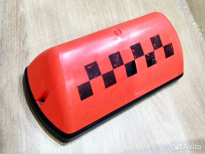 Шашка для такси оранжевая