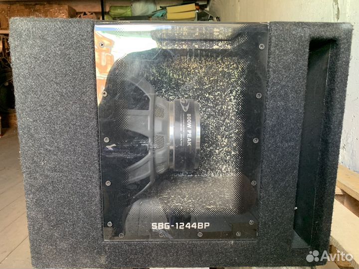 Сабвуфер alpine sbg 1244bp