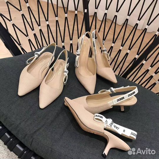 Женские туфли dior Slingback премиум