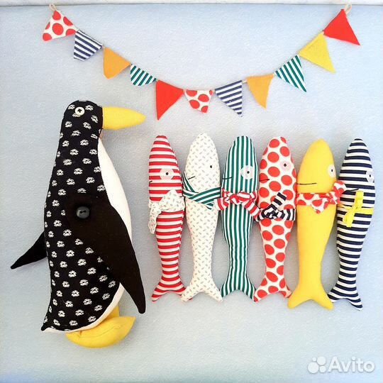 Новые мягкие игрушки на морскую тему Тильда