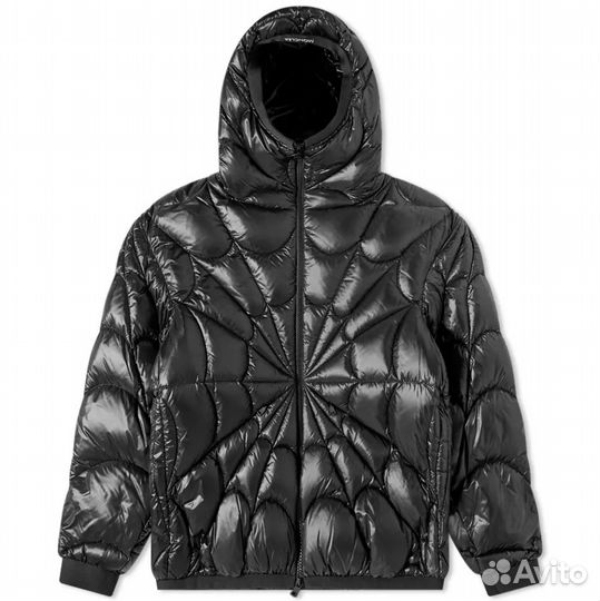 Moncler Violier Spider-Man Short Down Jacket Black