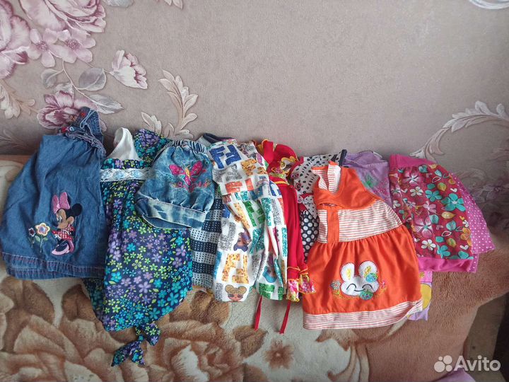 Детская одежда для девочек пакетом