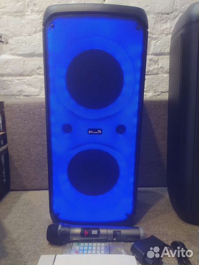 Колонки караоке огромные мощные Eltronic Fire Box