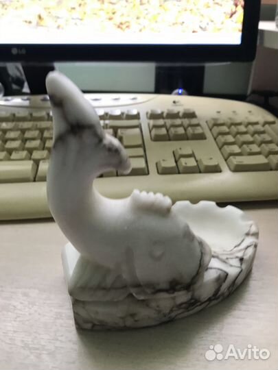 Пепельница Рыбка из натурального камня СССР