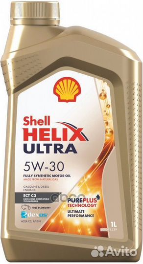 Shell синт. Helix Ultra ECT 5/30 (Экстра) 1л Shell