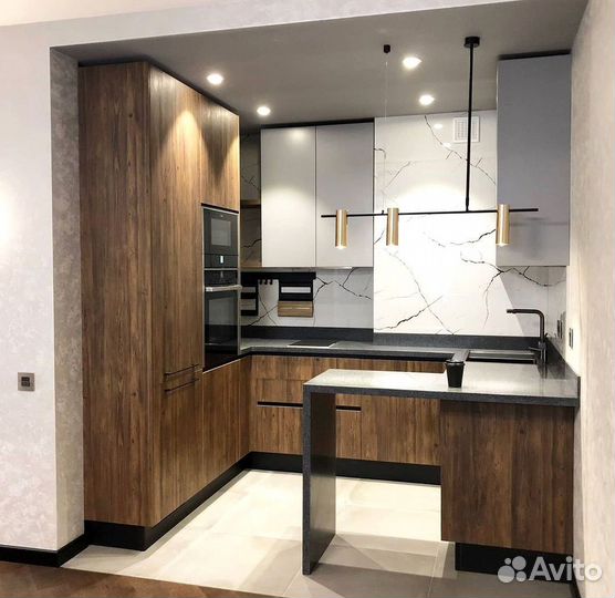 Современная кухня на заказ мдф фасады