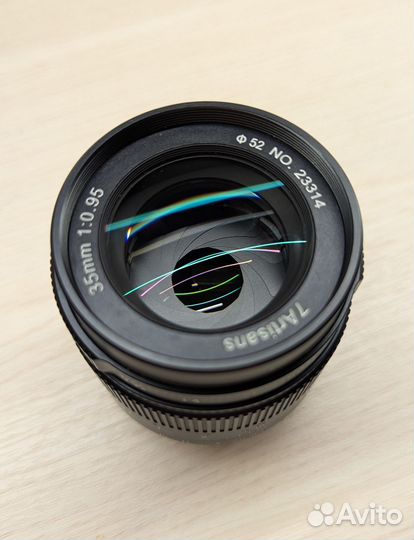 Объектив 7Artisans 35mm f0.95 под байнет FX-mount