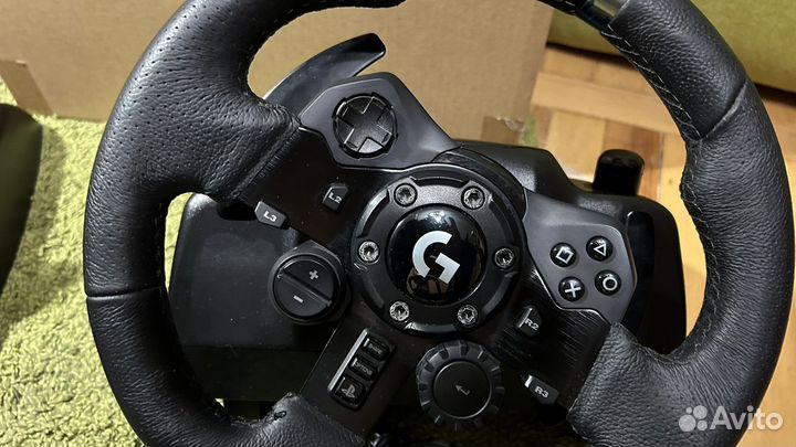 Logitech g923 + кпп игровой руль