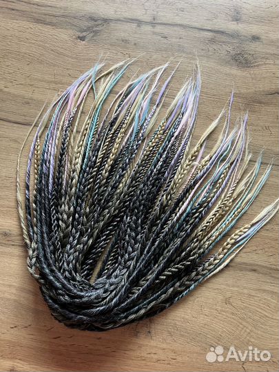 Де дреды черные обмре с косичками