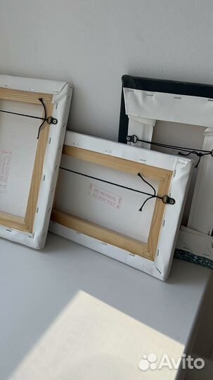 Картины с розами триптих фото на холсте