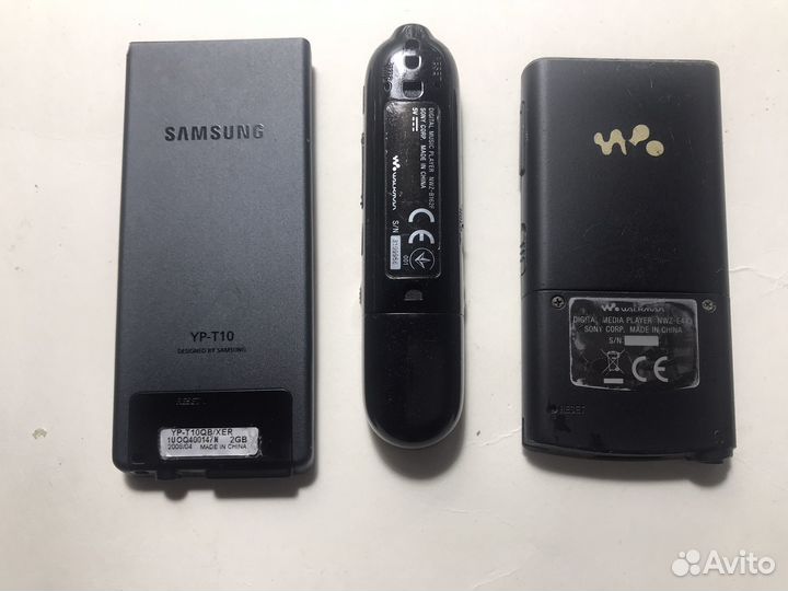 Mp3 плееры Samsung и Sony Walkman