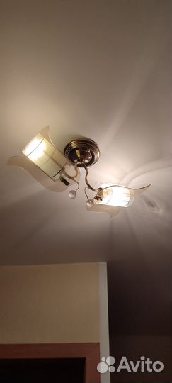 Люстра потолочная подвесная бу