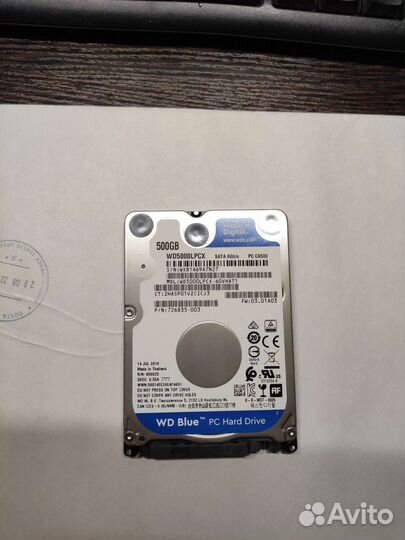 Жесткий диск hdd 2.5 500 gb