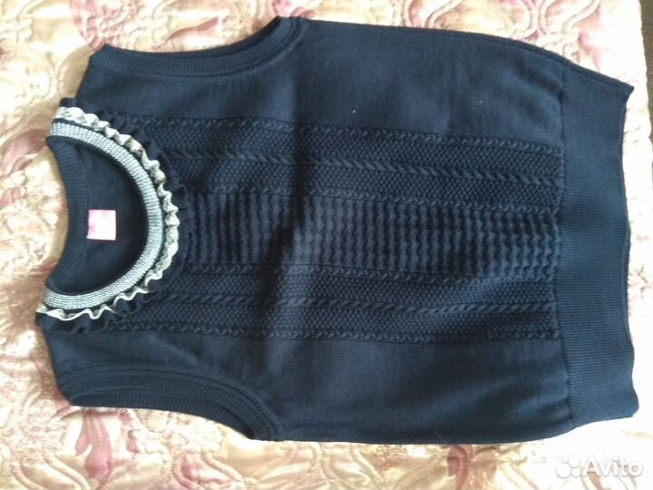 Новый жилет на девочку рост 146
