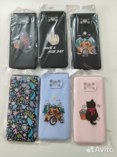 Чехлы на телефон poco X3