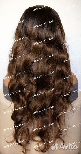 Парик на сетке с контурингом