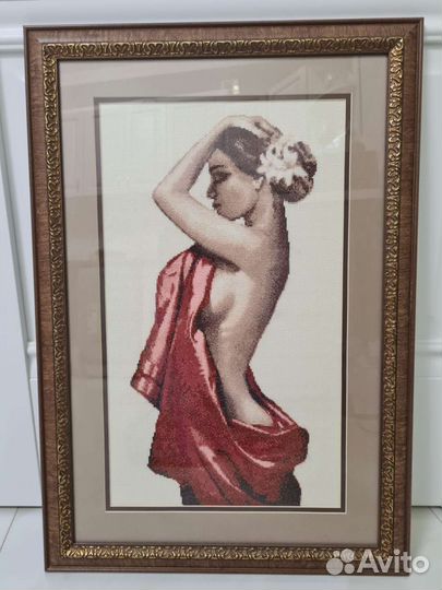 Картина вышивка крестом кармен