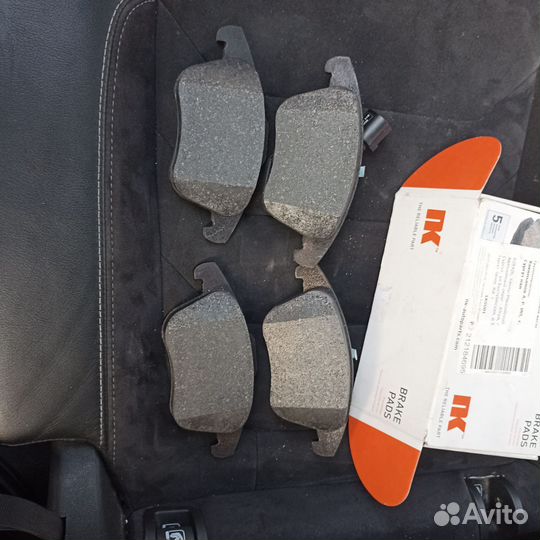 Тормозные колодки volkswagen tiguan 1