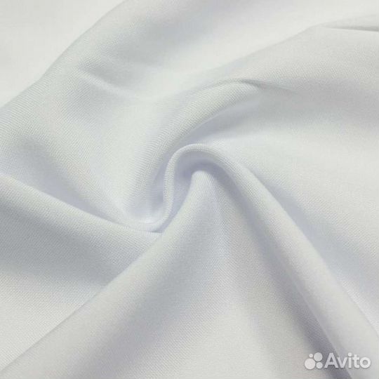 Ткань габардин белая 5 м