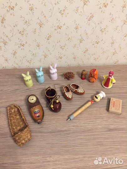 Сувениры из дерева СССР (5 штук ) и др. стран