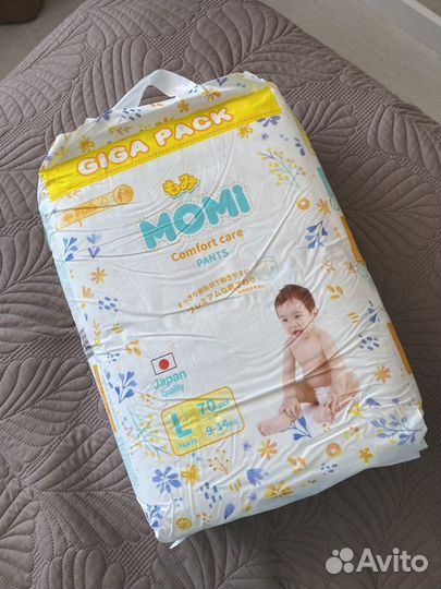 Подгузники трусики momi 4 l