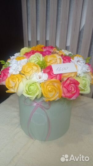 Букет цветов из мыла