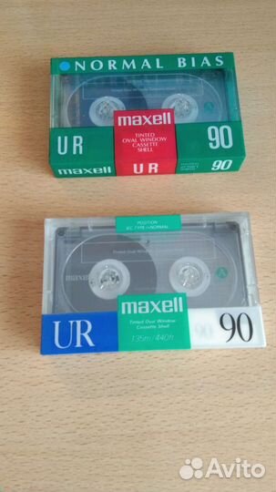 Аудиокассеты Maxell ur 90