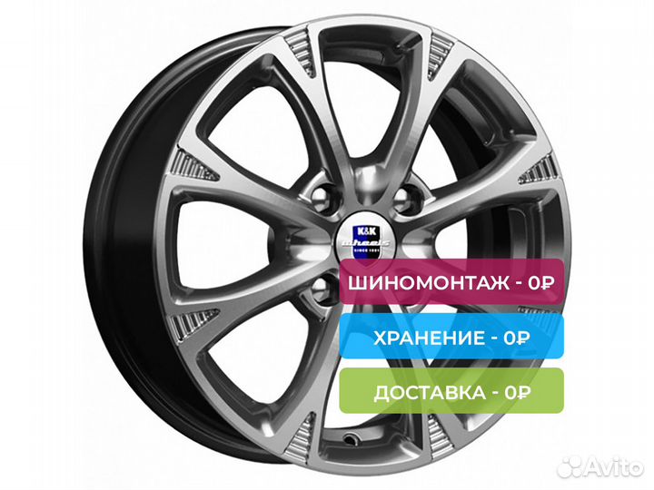 R15 4x100 6J ET50 D60,1 Rapid Блюз-ориг, (кс606) д
