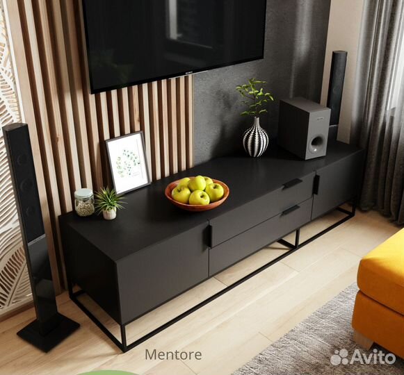 Тумба тв Loft Luce дизайнерская / 1800х500х480 мм