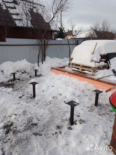 Винтовые сваи под ключ с установкой