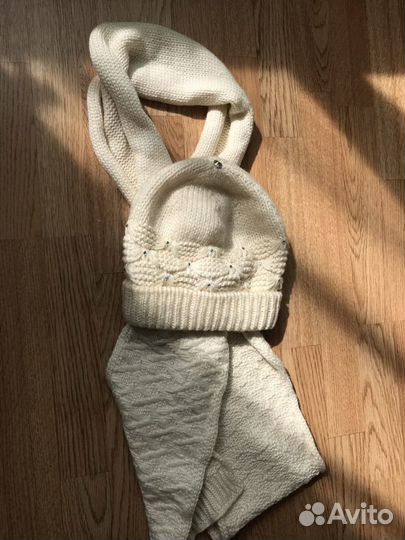 Набор комплект шапка шарф Katta swarovski