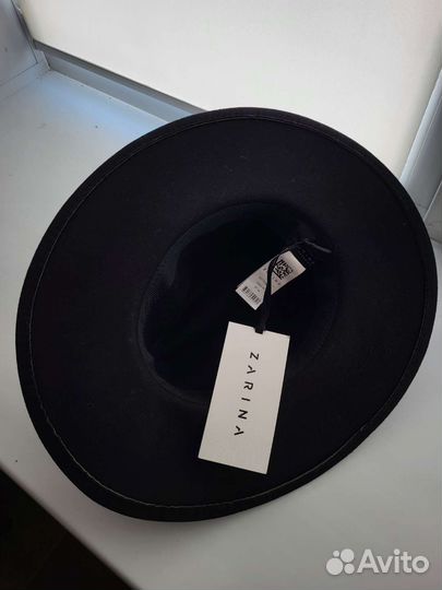 Шляпа женская черная осенняя