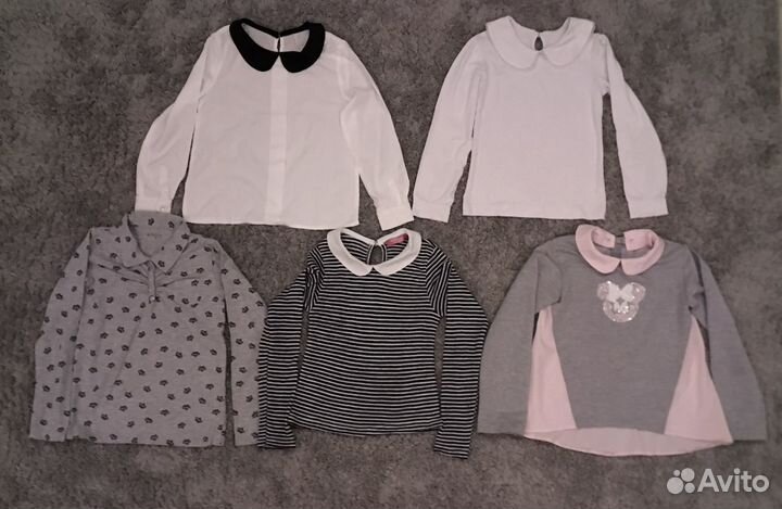 Блузки разные на 6-7 лет (116-122)