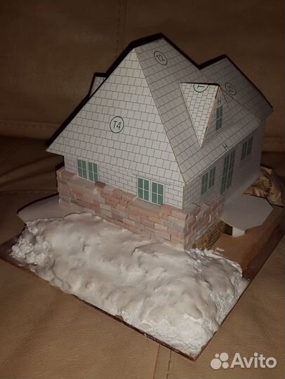 Домики Испания натур кирпичики. Конструктор дети